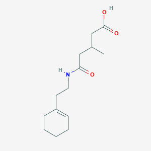 molecular formula C14H23NO3 B274632 5-{[2-(1-Cyclohexen-1-yl)ethyl]amino}-3-methyl-5-oxopentanoic acid 