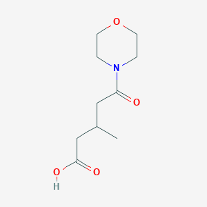 molecular formula C10H17NO4 B274635 3-Methyl-5-(4-morpholinyl)-5-oxopentanoic acid 