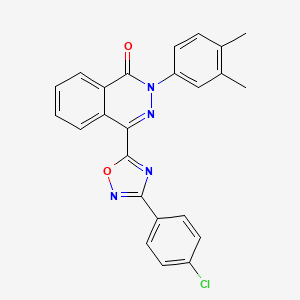 4-[3-(4-chlorophenyl)-1,2,4-oxadiazol-5-yl]-2-(3,4-dimethylphenyl)phthalazin-1(2H)-one