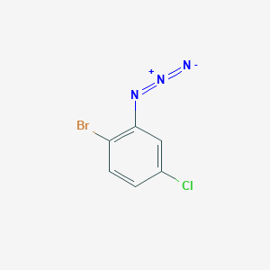 molecular formula C6H3BrClN3 B2746428 2-Azido-1-bromo-4-chlorobenzene CAS No. 1527830-69-8