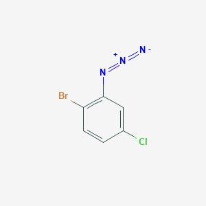 molecular formula C6H3BrClN3 B2746428 2-叠氮-1-溴-4-氯苯 CAS No. 1527830-69-8