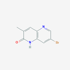 molecular formula C9H7BrN2O B2746476 7-Bromo-3-methyl-1H-1,5-naphthyridin-2-one CAS No. 2256060-39-4