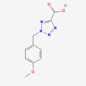 molecular formula C10H10N4O3 B2746481 2-(4-Methoxybenzyl)-2h-tetrazole-5-carboxylic acid CAS No. 70978-20-0