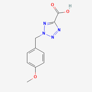 molecular formula C10H10N4O3 B2746481 2-(4-甲氧基苯甲基)-2H-四唑-5-羧酸 CAS No. 70978-20-0