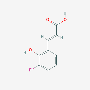 molecular formula C9H7FO3 B2746486 3-Fluoro-2-hydroxycinnamic acid CAS No. 682805-04-5
