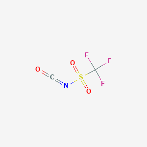 molecular formula C2F3NO3S B2746533 Trifluoromethylsulfonyl isocyanate CAS No. 30227-06-6