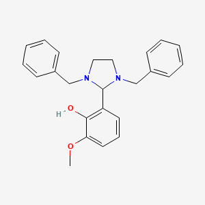 2-(1,3-Dibenzylimidazolidin-2-yl)-6-methoxyphenol