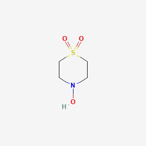 molecular formula C4H9NO3S B2746607 噻吩吗啉-4-醇 1,1-二氧化物 CAS No. 16043-39-3