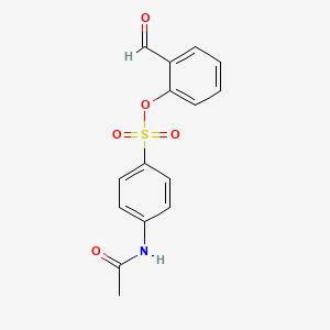 2-Formylphenyl 4-(acetylamino)benzenesulfonate