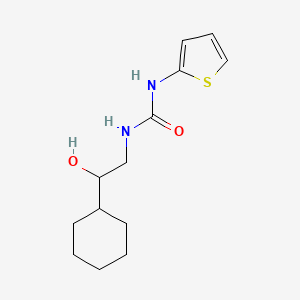 1-(2-Cyclohexyl-2-hydroxyethyl)-3-(thiophen-2-yl)urea