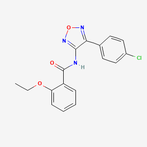 N-(4-(4-chlorophenyl)-1,2,5-oxadiazol-3-yl)-2-ethoxybenzamide