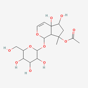 molecular formula C17H26O11 B2746674 6-Epi-8-O-acetylharpagide CAS No. 6926-14-3; 97169-44-3