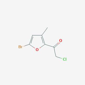 molecular formula C7H6BrClO2 B2746710 1-(5-Bromo-3-methylfuran-2-yl)-2-chloroethan-1-one CAS No. 2219379-49-2