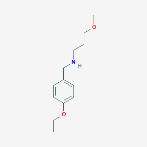 molecular formula C13H21NO2 B274672 N-(4-ethoxybenzyl)-3-methoxypropan-1-amine 