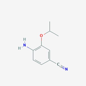 4-Amino-3-(propan-2-yloxy)benzonitrile