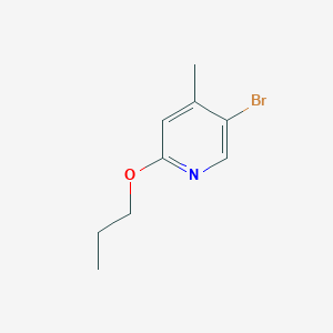 5-Bromo-4-methyl-2-propoxypyridine