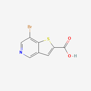 molecular formula C8H4BrNO2S B2746774 7-Bromothieno[3,2-c]pyridine-2-carboxylic acid CAS No. 2013583-36-1