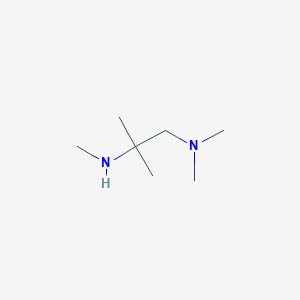 molecular formula C7H18N2 B2746790 N~1~,N~1~,N~2~,2-tetramethylpropane-1,2-diamine CAS No. 1343371-42-5