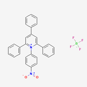 molecular formula C29H21BF4N2O2 B2746792 1-(4-Nitrophenyl)-2,4,6-triphenylpyridinium tetrafluoroborate CAS No. 73286-93-8