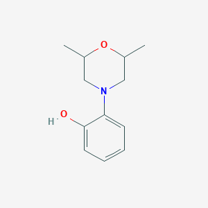 molecular formula C12H17NO2 B2746831 2-(2,6-Dimethyl-4-morpholinyl)phenol CAS No. 244224-67-7