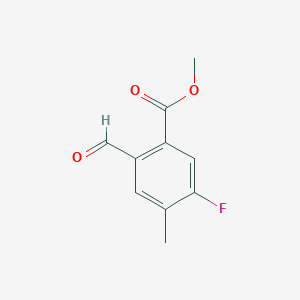 Methyl 5-fluoro-2-formyl-4-methylbenzoate