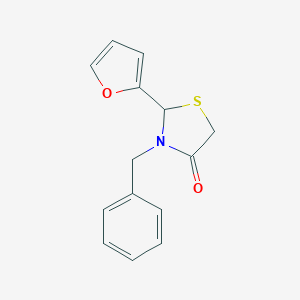 3-Benzyl-2-(2-furyl)-1,3-thiazolidin-4-one
