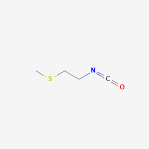 molecular formula C4H7NOS B2746891 1-异氰酸-2-(甲基硫基)乙烷 CAS No. 37441-16-0