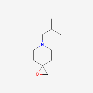 molecular formula C10H19NO B2746892 6-(2-Methylpropyl)-1-oxa-6-azaspiro[2.5]octane CAS No. 2248411-50-7