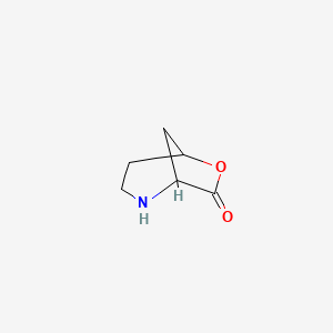 molecular formula C6H9NO2 B2746903 6-Oxa-2-azabicyclo[3.2.1]octan-7-one CAS No. 6714-41-6