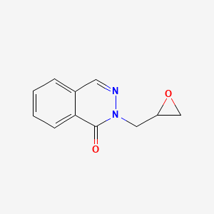 molecular formula C11H10N2O2 B2746919 2-(Oxiran-2-ylmethyl)-1,2-dihydrophthalazin-1-one CAS No. 953723-68-7