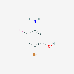 4-Bromo-2-fluoro-5-hydroxyaniline