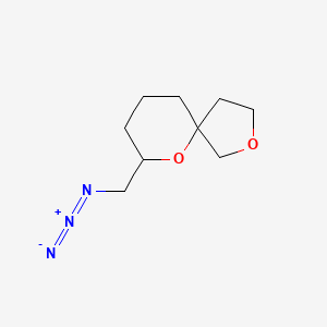 molecular formula C9H15N3O2 B2746971 7-(Azidomethyl)-2,6-dioxaspiro[4.5]decane CAS No. 2172454-14-5