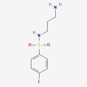 N-(3-aminopropyl)-4-fluorobenzenesulfonamide