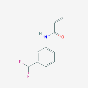 molecular formula C10H9F2NO B2747023 N-[3-(Difluoromethyl)phenyl]prop-2-enamide CAS No. 1861341-26-5