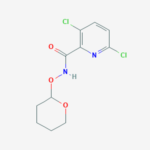 3,6-dichloro-N-(oxan-2-yloxy)pyridine-2-carboxamide