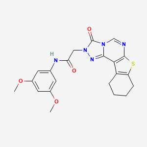 molecular formula C21H21N5O4S B2747042 Chembl4520161 CAS No. 1358016-61-1