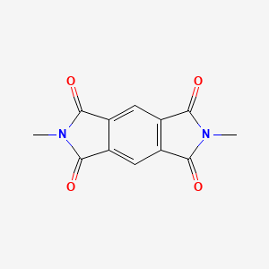 molecular formula C12H8N2O4 B2747046 2,6-Dimethylpyrrolo[3,4-f]isoindole-1,3,5,7-tetrone CAS No. 26011-79-0