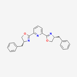 molecular formula C25H23N3O2 B2747059 2,6-Bis((R)-4-benzyl-4,5-dihydrooxazol-2-yl)pyridine CAS No. 365215-38-9