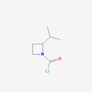 molecular formula C7H12ClNO B2747064 2-Propan-2-ylazetidine-1-carbonyl chloride CAS No. 2281606-88-8