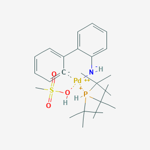 molecular formula C25H40NO3PPdS B2747080 P(t-Bu)3 Pd G3 CAS No. 1445086-17-8