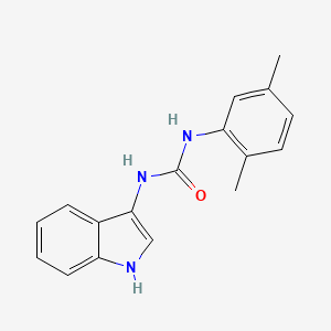 molecular formula C17H17N3O B2747083 1-(2,5-二甲基苯基)-3-(1H-吲哚-3-基)脲 CAS No. 941879-19-2