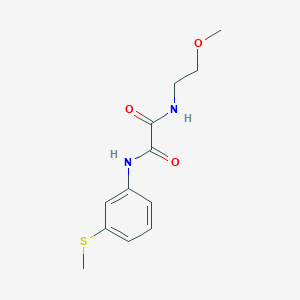 molecular formula C12H16N2O3S B2747096 N1-(2-甲氧基乙基)-N2-(3-(甲硫基)苯基)草酰胺 CAS No. 920239-28-7