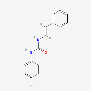 molecular formula C15H13ClN2O B2747155 N-(4-chlorophenyl)-N'-styrylurea CAS No. 1164507-93-0