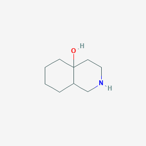 molecular formula C9H17NO B2747204 Decahydroisoquinolin-4a-ol CAS No. 2721-61-1