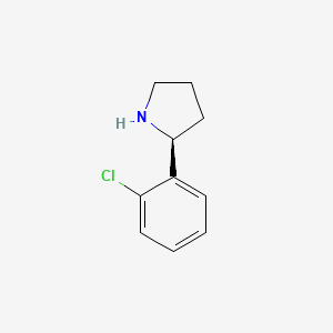 molecular formula C10H12ClN B2747236 (2S)-2-(2-chlorophenyl)pyrrolidine CAS No. 1217788-99-2