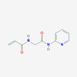 N-{[(pyridin-2-yl)carbamoyl]methyl}prop-2-enamide