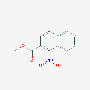 molecular formula C12H9NO4 B2747279 甲基-1-硝基-2-萘酸酯 CAS No. 78508-71-1