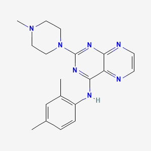 molecular formula C19H23N7 B2747294 (2,4-Dimethylphenyl)[2-(4-methylpiperazinyl)pteridin-4-yl]amine CAS No. 946217-75-0