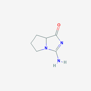 molecular formula C6H9N3O B2747312 2-亚胺-1,3-二氮杂双环[3.3.0]辛-4-酮 CAS No. 948915-62-6