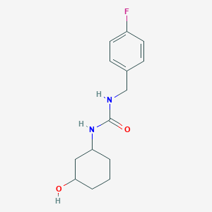 molecular formula C14H19FN2O2 B2747315 1-(4-Fluorobenzyl)-3-(3-hydroxycyclohexyl)urea CAS No. 1396568-04-9